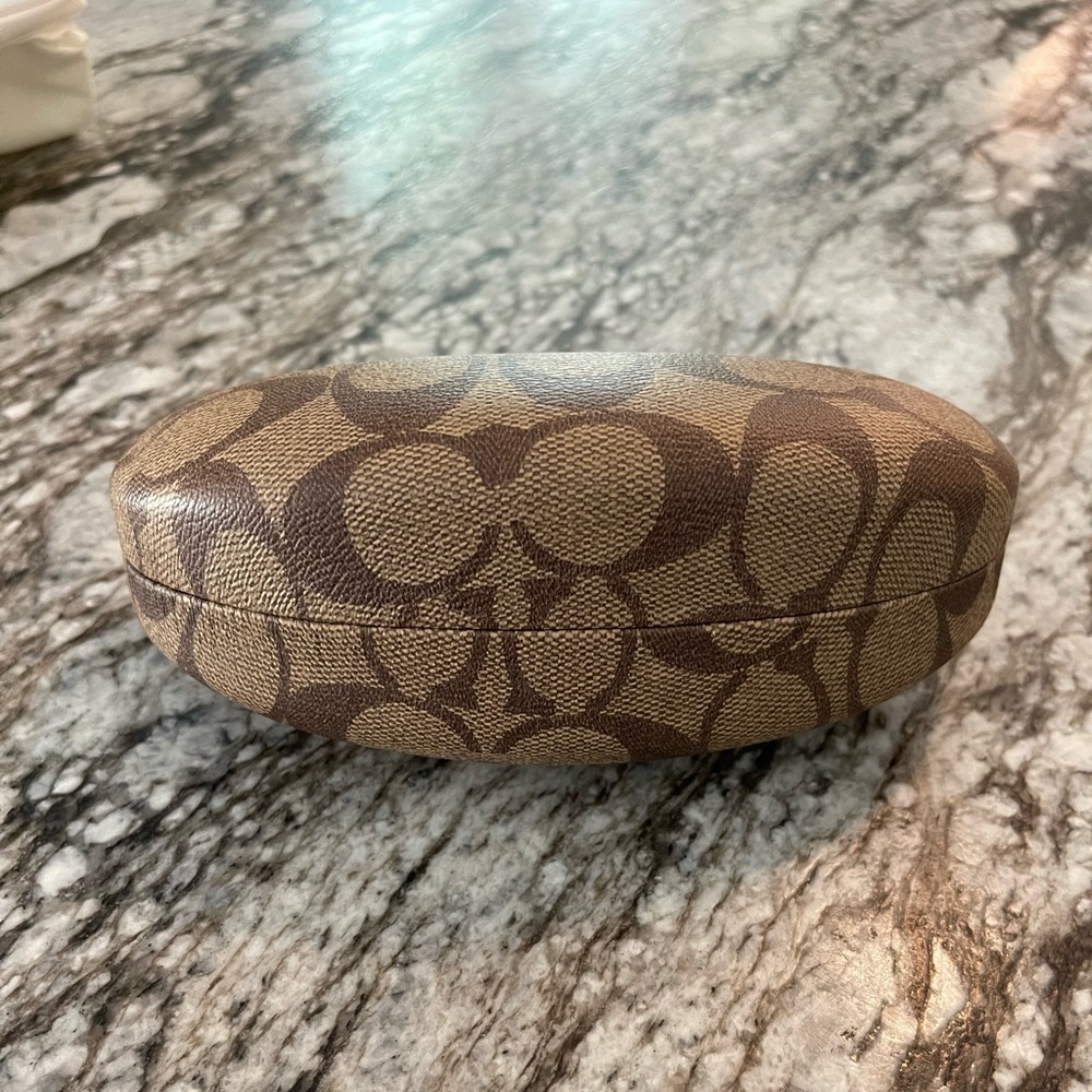 Large Coach sunglasses case